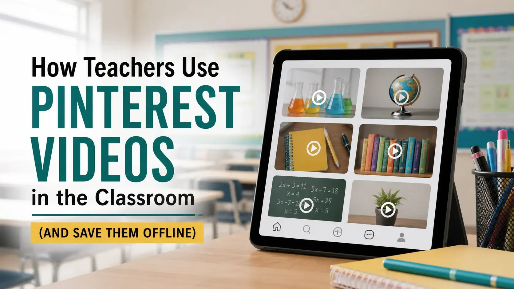How Teachers Use Pinterest Videos in the Classroom (And Save Them Offline)