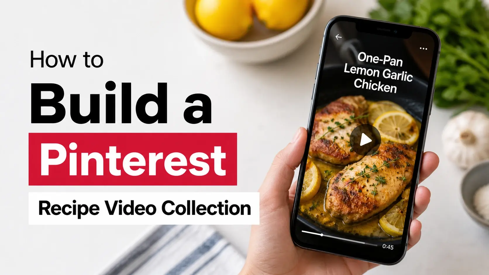 How to Build a Pinterest Recipe Video Collection