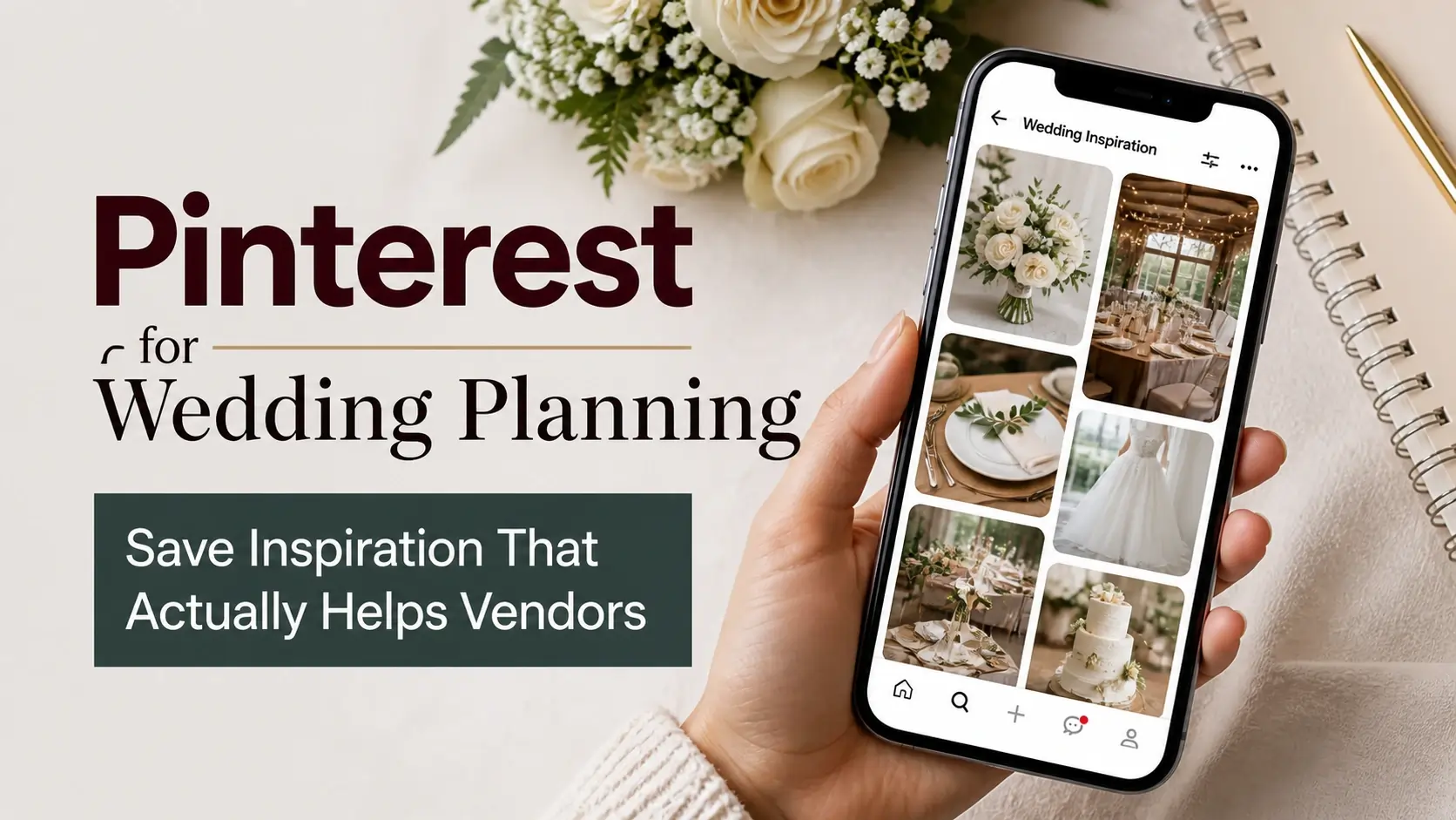 Pinterest for Wedding Planning | Save Inspiration Photos for Vendors