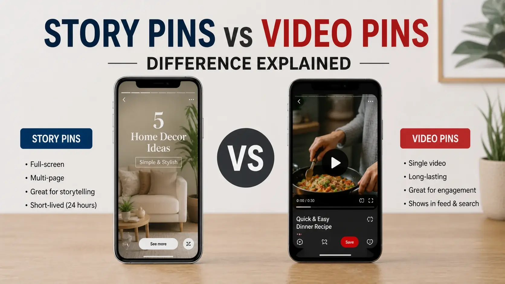 Pinterest Story Pins vs Video Pins - Difference Explained