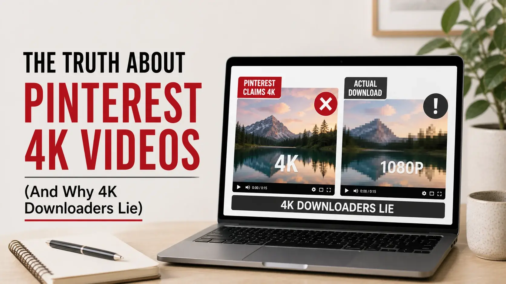 The Truth About Pinterest 4K Videos (And Why "4K Downloaders" Lie)